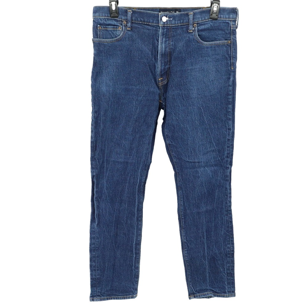 Abercrombie and Fitch Denim Jeans 36/32 Vintage Stretch 90s Straight Classic